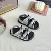 Sandalias de Niña Estilo Coreano 2025 Verano Nuevo Zapatos de Princesa con Lazo para Niña Pequeña Calzado de Playa de Moda para Bebé
