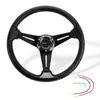 Volante Modificado para Carro Volante de Corrida PU Competitivo 14 polegadas Patch Personalizado Padrão de Carbono 345mm Transfronteiriço