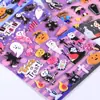 Pegatinas Estereoscópicas 3D de Halloween para Niños, DIY, Dibujos Animados, Hechas a Mano, Pegatinas de Regalo para Decoración de Álbum de Fotos de Recompensa, Teléfono Móvil