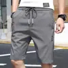 Fabricante Directo Pantalones Casuales de Cintura Suelta de Moda Versátiles de Corte Holgado Shorts Casuales de Verano Regular Secado Rápido Negro