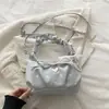 2026 Estilo Coreano Exquisito Lunares Nube Nuevo Modelo Dulce y Fresco Diseño Plisado Elegante Bolso Cruzado de Cadena