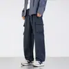 Comercio Exterior Transfronterizo Estilo Otoño e Invierno Pantalones de Pierna Curva con Forro Polar, Pantalones Casuales para Exteriores, Pantalones de Paracaidista para Hombre, Pantalones Impermeables de Trabajo, Ropa para Hombre de Tallas Grandes
