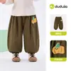 [Compra 2 artículos, obtén 3 yuanes de descuento] Pantalones Infantiles de Dudu para Otoño, Pantalones Largos de Niño para Otoño, Pantalones Casuales para Bebés, Ropa para Niñas