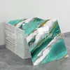 Fábrica de Comércio Exterior Dropshipping Transfronteiriço Adesivos de Parede Azulejo Mármore Imitação Papel de Parede Autoadesivo à Prova d'Água e de Umidade Fundo Rosa e Azul