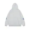 Sudadera con capucha y parche de estrella retro americana nueva para Otoño e Invierno 2025 Chaqueta cárdigan casual holgada de otoño