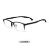 22001 Montura de Gafas para Miopía para Hombre en Línea con Gafas Profesionales Montura Cuadrada Tr90 Montura Completa Se Puede Equipar con Lentes Graduados Luz Azul