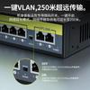 Protección contra rayos de 6Kv Switch PoE Estándar Gigabit de 4/8/10/16/24 Puertos Switch PoE Inteligente AI