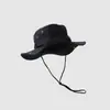 Nuevos Sombreros de Pescador Bordados para Exteriores para Hombres y Mujeres Estilo Camping Montañismo Sombreros Parasol Pesca Protección Solar Serie Sombrero Vaquero Occidental