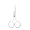 Tijeras de Belleza Redondas de Acero Inoxidable al por Mayor Tijeras para Pelos de Nariz Tijeras Puntiagudas para Recortar Cejas Accesorios de Set de Belleza Herramientas de Belleza