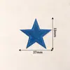 Parche Bordado de Estrella de Cinco Puntas con Lentejuelas de Colores Parche Bordado de Lentejuelas Autoadhesivo Accesorios de Ropa DIY Venta al por Mayor