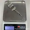 Acero Inoxidable 304 Cintura Delgada Corte Occidental Herrajes para Cubiertos Cabeza Mango de Madera Mango de Cerámica Cuchillo Tenedor Cuchara Accesorios Cabeza de Cubierto Mango DIY