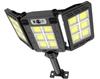 Hengnuo nova lâmpada de rua solar indução pátio parede lâmpada controle remoto iluminação de parede ao ar livre barraca noite mercado lâmpada