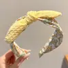 Diadema Floral Ancha con Lazo para Niñas que No Pellizca el Cabello, Lindo Pasador de Orejas de Conejo para Niñas y Bebés