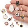 Accesorios para Joyería de Aleación DIY Reloj Despertador Esmaltado Colgante de Reloj Pulsera Llavero Decoración Adorno Colgante W459