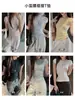 Camiseta de manga corta, cuello redondo fino, hombros normales, estilo coreano para mujer, nuevo modelo de verano, de alta gama, elegante, corte ajustado, top que ciñe la cintura