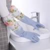 En stock Paquete con forro polar Espesado Largo Invierno Guantes para Lavar y Lavandería Guantes Cálidos Guantes para Limpieza del Hogar Fábrica