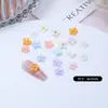 Joias para Nail Art de Flores Mistas Resina Mini Flores Coloridas Feitas à Mão Acessórios de Unha Usáveis Atacado Transfronteiriço