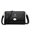 Nova Bolsa de Mão Feminina para Comércio Exterior Transfronteiriço, Bolsa de Ombro Embossada em Couro Macio, Bolsa Transversal para Senhoras de Meia-Idade, Presente no Atacado para Mãe
