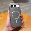 Adecuado para funda de teléfono magnética con pintura de metal corrugado iHonor 600, funda protectora con botón de metal anti-caída Magic8Pro
