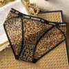 Novo Estilo Guifei Man Estampa de Leopardo Renda Roupa Íntima Sexy com Laço Cintura Baixa Forro 100% Algodão Roupa Íntima Feminina Dropshipping