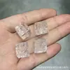 Coleção de Cristal Branco Natural, Contas de Abóbora, Contas de Flor de Maracujá, Acessórios Artesanais, Pulseiras DIY Feitas à Mão, Joias da Moda