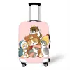 Funda Elástica Protectora para Maleta de Viaje 2025 Tiburón Gato Linda Transfronteriza Cubierta Antipolvo Resistente al Desgaste
