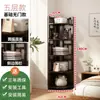 Armário de Chá Estilo Chinês Conjunto de Chá Rack de Armazenamento de Chá Rack de Exibição Prateleira de Chá Armário de Armazenamento de Mesa de Chá Rack de Armazenamento de Canto