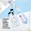 Portatarjetas de Cuello para Estudiantes, Tarjeta de Identificación, Tarjeta de Campus, Tarjeta de Comedor, Estuche Deslizante para Tarjetas, Venta al por Mayor, Portatarjetas de Identificación Unisex, Cubierta Protectora, Estuche Rígido