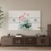 Nuevo Modelo de Taobao de Estilo Chino Nuevo Cubierta de Polvo para Montar en la Pared, Cubierta de Polvo de Cobertura Total, Tela Elástica Talla Única para Todos para Cubrir la TV