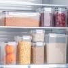 Recipiente para Especias de Alimentos de Plástico Almacenamiento Tarro Sellado Tarro para Almacenamiento de Granos Cocina Transparente a Prueba de Humedad Tarro para Granos