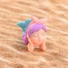 Sirena Micro Paisaje Escritorio Artesanías de Plástico Pequeños Adornos Decoraciones Acuario Pvc Decoración a Juego Acuario