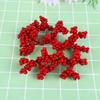 Flor Artificial Frutas da Fortuna com Frutas Vermelhas Decoração de Casa Arranjo de Casamento Espuma Natal Pequena Fruta Vermelha