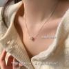 Collar de perlas de plata de ley 925, nuevo diseño de cadena de clavícula de nicho para mujer, joyería ligera de lujo 2023