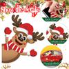 RFM044 Adhesivo Magnético para Coche Combinación Muñeco de Nieve Foco Navideño Transfronterizo Adhesivo Reflectante Panal Adhesivo Decorativo para Refrigerador
