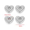 Acero Inoxidable Corazón Estrella de Cinco Puntas Agujero Grande Partición Hexagonal Cuentas Acero de Titanio Joyería DIY Suministros para Hacer Collares Accesorios
