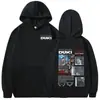 Tamanho Europeu TransfronteiriçoMoletom com Capuz Merch da Turnê Ada do Rapper Duki Masculino Feminino C