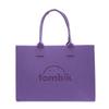 Bolso de Mujer Engrosado Estilo Ins Alto Valor de Color Bolso de Mano de Fieltro Bolso para Lonchera Bolso para Salir Versátil Bolsa de Regalo Diseño logo