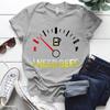 Necesito Camiseta de Mujer con Estampado de Indicador de Combustible de Cerveza Manga Corta Cuello Redondo