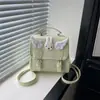 Mochila con estampado de estrellas estilo girly para mujer, nueva mochila pequeña multifuncional versátil 2026, bolso cruzado de moda de nicho