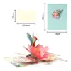 Día del Maestro Mariposa Bronceada Sentido Avanzado Tarjeta de Felicitación Estéreo Tallado en Papel Tarjeta de Mensaje de Bendición Creativa Regalo Amazon Venta al por Mayor