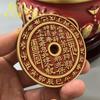 Cobre puro tamaño grande tierra seca al cielo Rama Montaña Fantasma Chisme tallado gastar dinero para ganar dinero decoración de escritorio creativa colección decoración