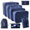 2025 Novas Sacolas Organizadoras Populares para Cosméticos, Mudança, Viagem, Conjunto de Sete Peças para Roupas, Colchas, Roupa Íntima, Desktop Atacado