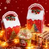 Decoración Navideña para Cupcakes Bobo Tapa de Borde Grueso para Tazas Bobo Caja de Empaque Portátil para Nochebuena Caja de Regalo