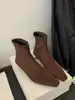 Botines de felpa con punta aguda que aumentan la altura para mujer 2026 Otoño/Invierno Nuevas Llegadas Botas de mujer con forro de felpa Estilo coreano Botas adelgazantes Botas de moda para mujer