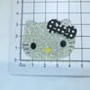 Nuevos dijes acrílicos estilo coreano plateado brillante de gato para fundas de teléfono DIY, decoraciones de zapatos, imanes de nevera, pinzas para maquillaje y pegatinas de materiales
