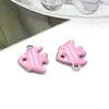 Pingente de Peixe Colorido de Aço Inoxidável Dupla Face com Gotejamento de Óleo Acessórios para Colar DIY Materiais Artesanais