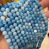 Serie Planeta Amazon Explosiones Ágata Azul Desgastado Cuentas para Joyería DIY Fábrica Outlet