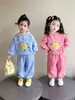 Conjunto de Sudadera con Estrella de Moda de Primavera para Niñas Estilo Primavera Bebé Niña Nuevo Elegante Casual Conjunto de Dos Piezas Conjunto Deportivo de Dos Piezas