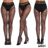 Meias-calças de Lingerie Sexy Europeias e Americanas Transfronteiriças para Mulheres, Meia-calça Jacquard Fina Rendada Teia de Aranha, Meias Fishnet para Halloween