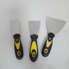 Espátula de plástico bicolor con mango en forma de corazón, de 2, 3 y 4 pulgadas, multiusos, venta al por mayor en tiendas departamentales